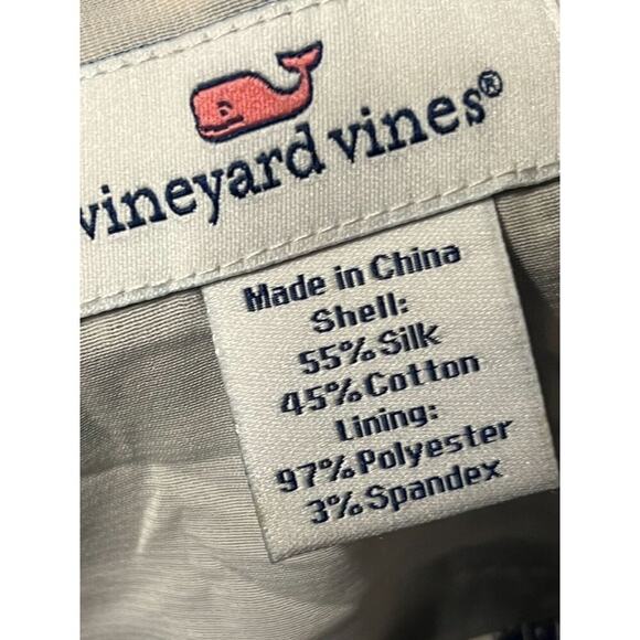 Vineyard Vines Womens Size 6 Navy Blue Zebra Pattern Silk Blend Blouse Top Excel - Picture 3 of 7